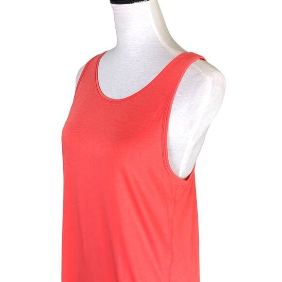 Athleta Bold Orange Criss Cross Cut Out Back Yogini Tank - Picture 5 of 10